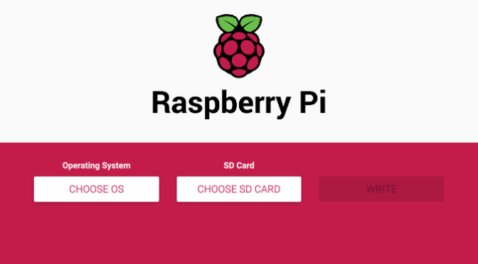 新しい書き込みユーティリティ、Raspberry Pi Imagerの紹介